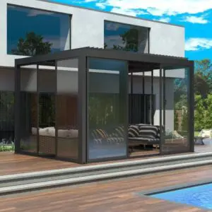 Cerberus Louvre Series Now with Sliding Glass Doors