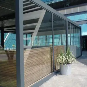 The Orion Fixed Glass Option: Enhancing Outdoor Spaces with Clear Views