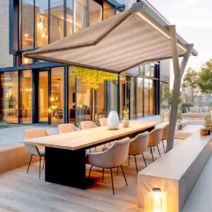 PillarShade System – Freestanding Awning Innovation