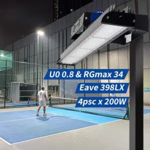 Professional 220V Anti-Glare LED Pickleball Court Lights