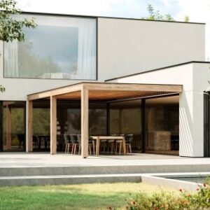Carpentier Motorised Wood Louvre System