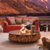 Kossuth Round Corten Steel Fire Pit