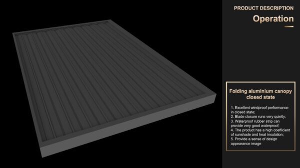 Gemini Folding Aluminium Retractable Roof: A New Era in Outdoor Sunshade Innovation - Image 8