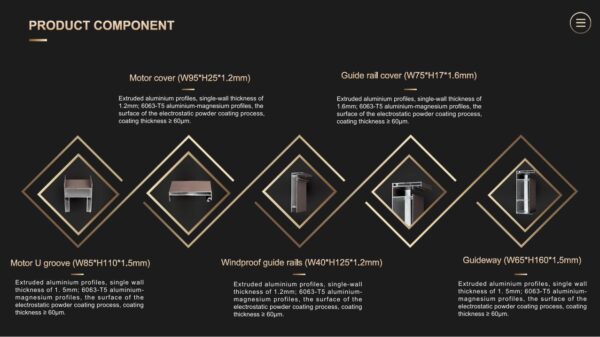 Gemini Folding Aluminium Retractable Roof: A New Era in Outdoor Sunshade Innovation - Image 4