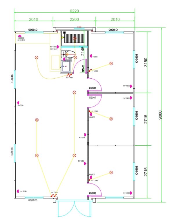 Arborlon Expandable Container Houses: Standard Layout and Customization Options