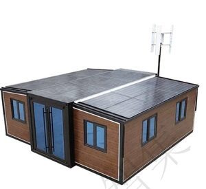 Arborlon Expandable Container Houses: Off-Grid Living: Solar & Wind Power for Expandable Container Homes
