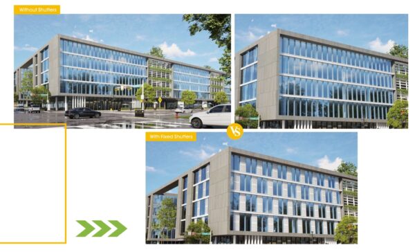 Architectural Aluminium Shutter Facades - Image 7
