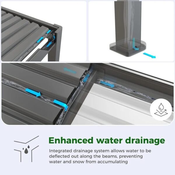 Cerberus Louvre System Series: The Kitset Pergola with Integrated Gutters - Image 2