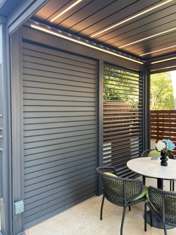 Retractable Aluminium Side Shutters: Transform Your Outdoor Space with Privacy, Protection, and Style - Image 8
