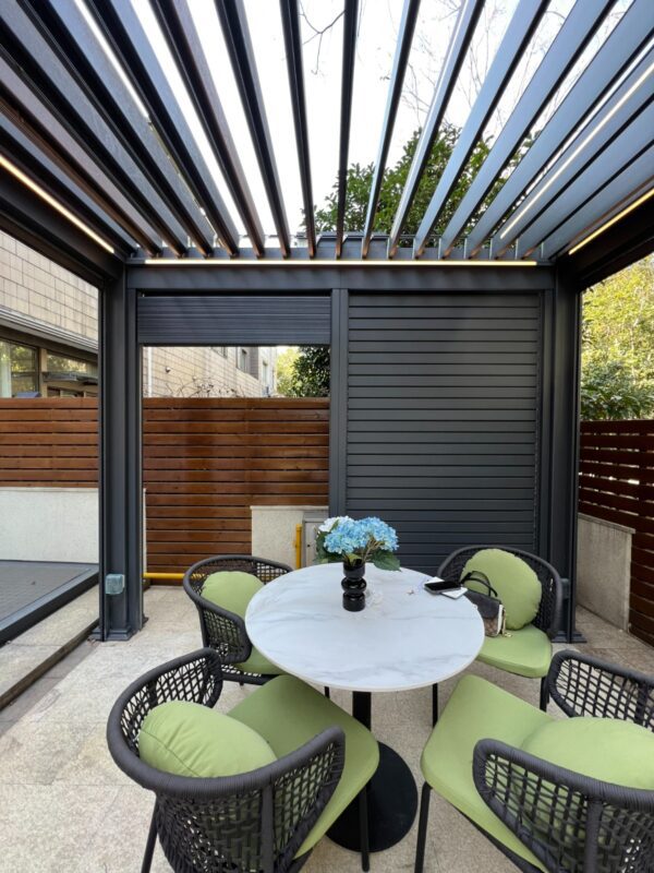 Retractable Aluminium Side Shutters: Transform Your Outdoor Space with Privacy, Protection, and Style