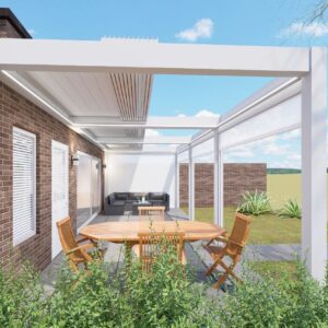 The Caelus Kitset Louvre System- Affordable Retractable Innovation in Outdoor Living