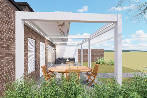 The Caelus Kitset Louvre System- Affordable Retractable Innovation in Outdoor Living