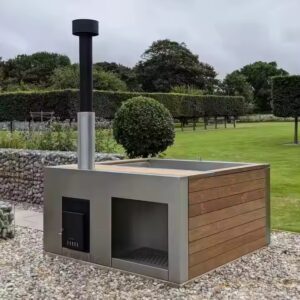 Freestanding Wood Burning Hot Tub for 4 Persons – A Perfect Outdoor Escape