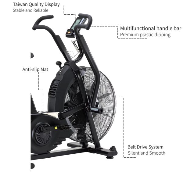 VIMDO VAB03M Professional Exercise Magnetic Air Bike - Image 11