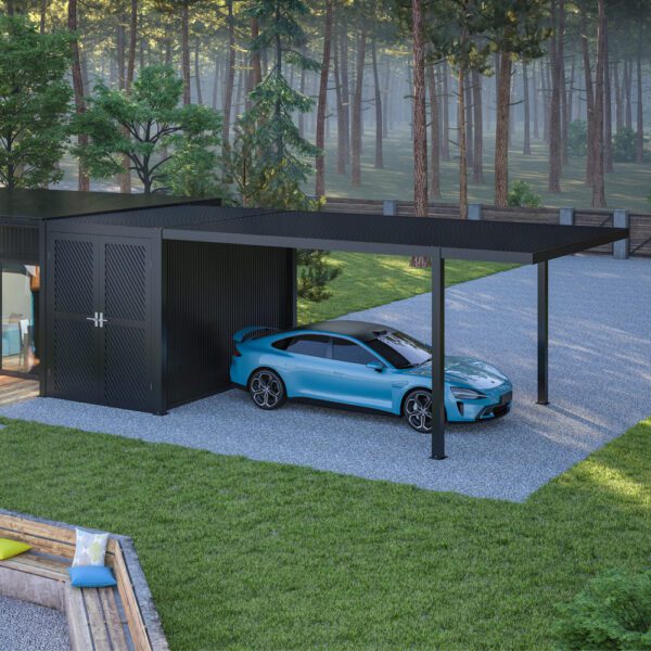 Vanguard Fixed Roof Louvre/Carport System: Versatile Outdoor Solution - Image 4