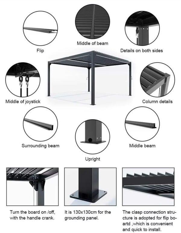 Vanguard Louvre System: A Reliable Manual-Only Pergola Solution - Image 23