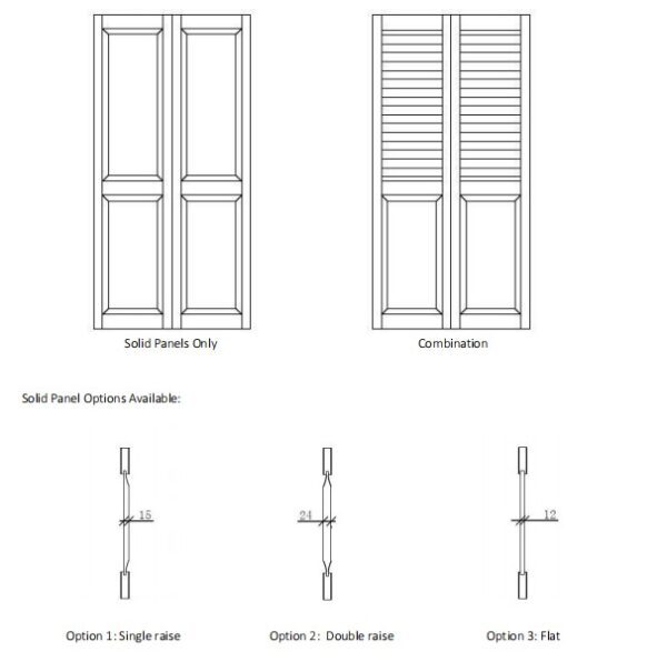 Transform Your Space with Solid Panel Shutters - Image 3