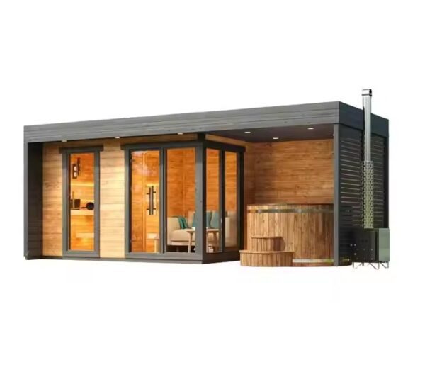 Outdoor Sauna Room with Covered Shed – 4m x 2m Ultimate Wellness Retreat - Image 5