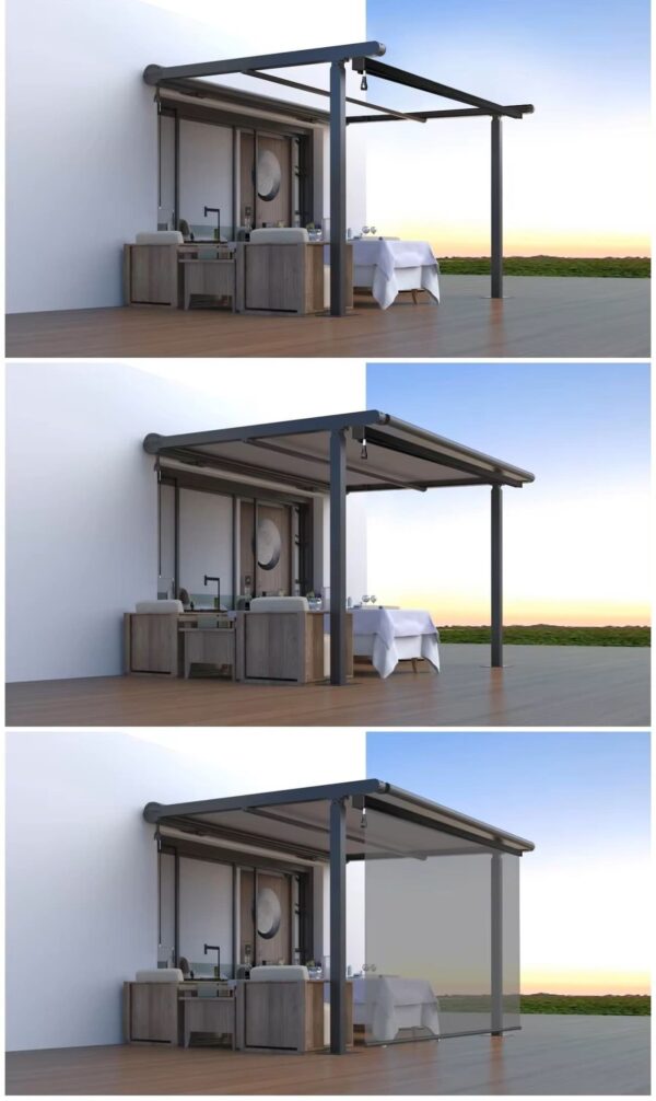 Solara Glide Motorized Awning Pergola - Image 4