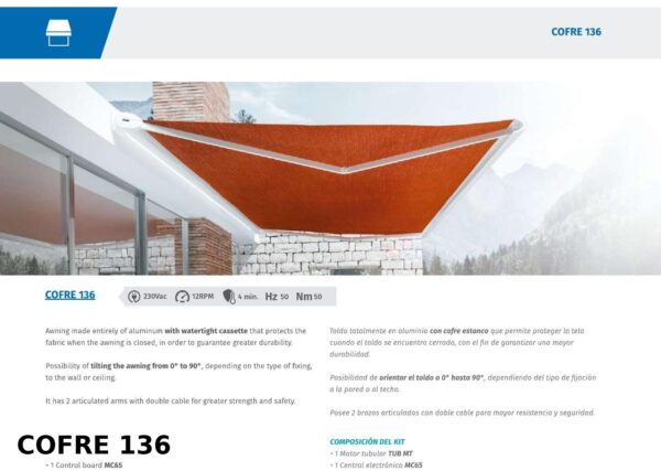 Lusitania Cofre Awning Collection – Premium Outdoor Shading Solutions