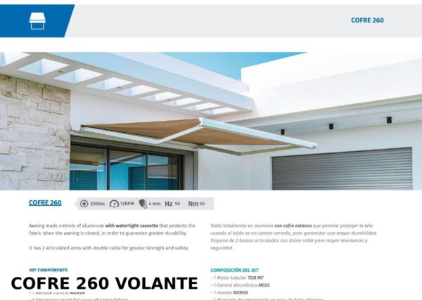 Lusitania Cofre Awning Collection – Premium Outdoor Shading Solutions - Image 6