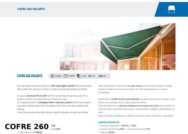 Lusitania Cofre Awning Collection – Premium Outdoor Shading Solutions - Image 5