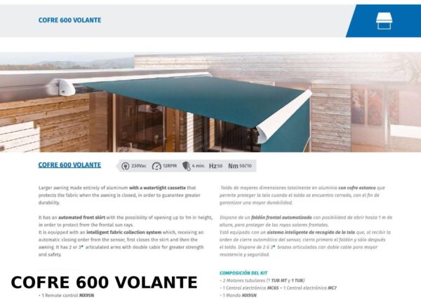 Lusitania Cofre Awning Collection – Premium Outdoor Shading Solutions - Image 3