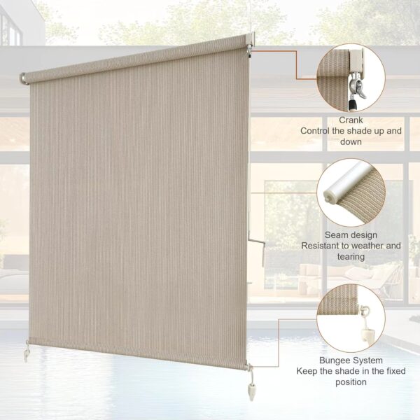 Atlas Blinds – Fixed-Size Wire Outdoor Blinds - Image 3