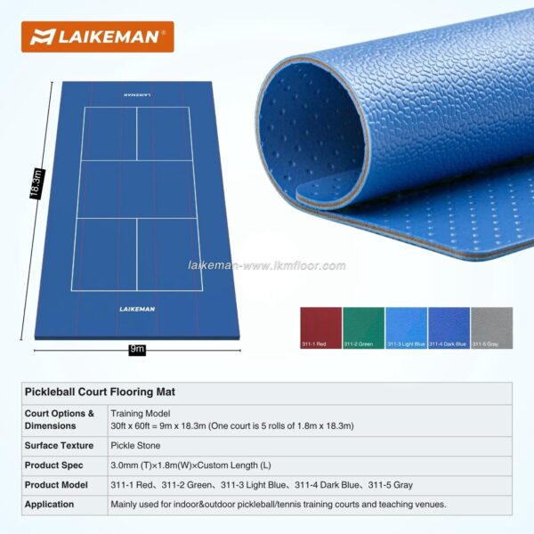 Pickleball Court Flooring Mats - Image 3