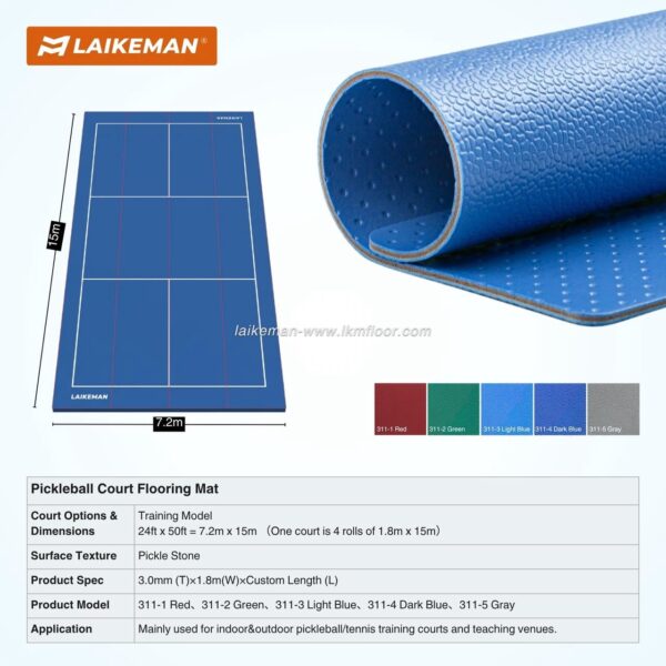 Pickleball Court Flooring Mats - Image 2