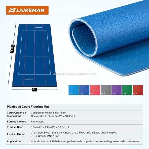 Pickleball Court Flooring Mats - Image 4