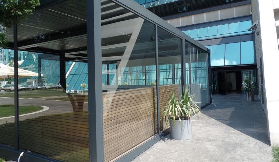 The Orion Fixed Glass Option: Enhancing Outdoor Spaces with Clear Views