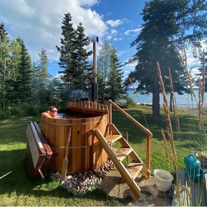 Alvö Cedar Hot Tub — Scandinavian Serenity