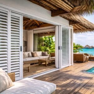 PVC Shutters for Commercial & Resort Projects in New Zealand and the Pacific Islands
