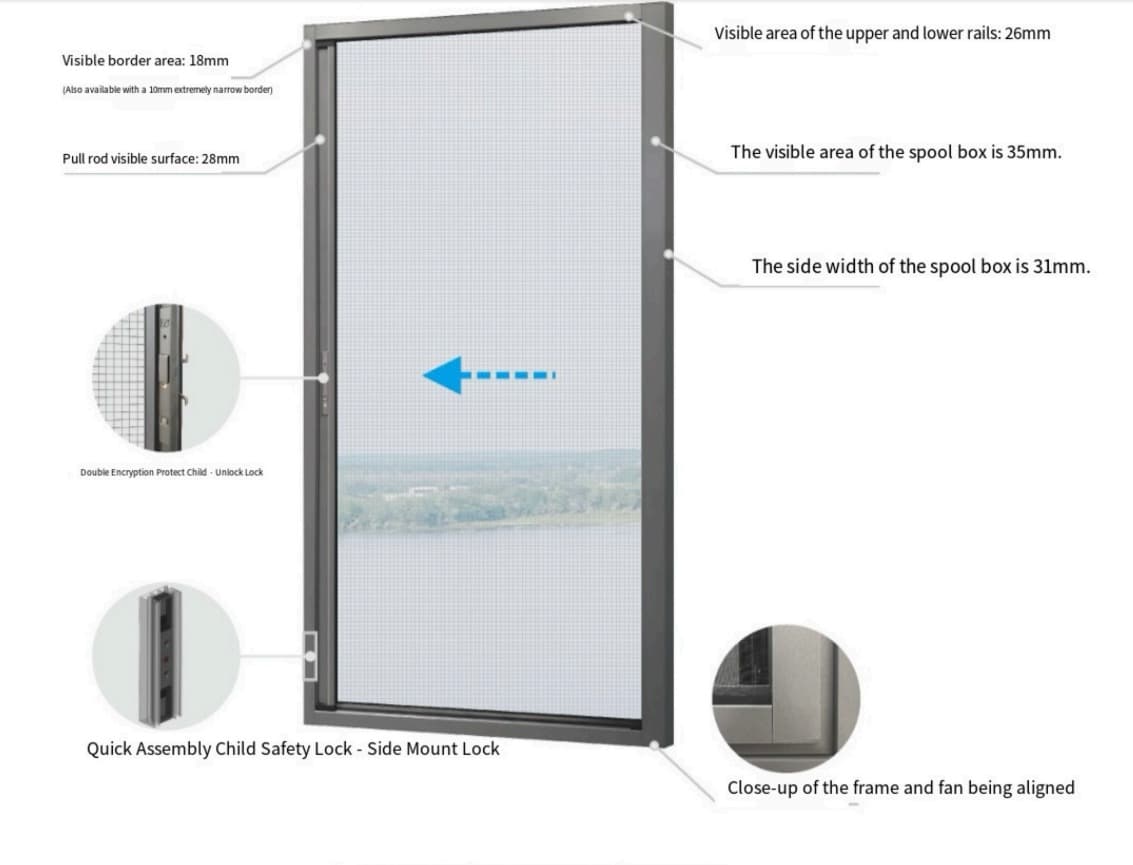 Ventra Glide Mesh Door by Apollo NZ — Wide-Span Sliding Mesh Innovation for NZ Outdoor Living - Image 5