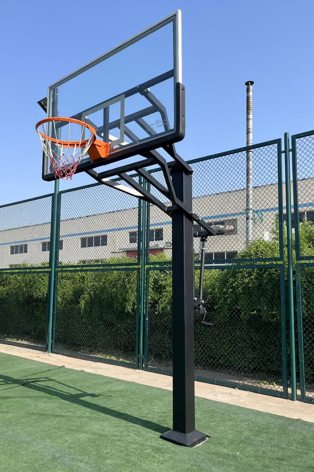 In-Ground 3×3 Basketball Hoop – Professional Outdoor System