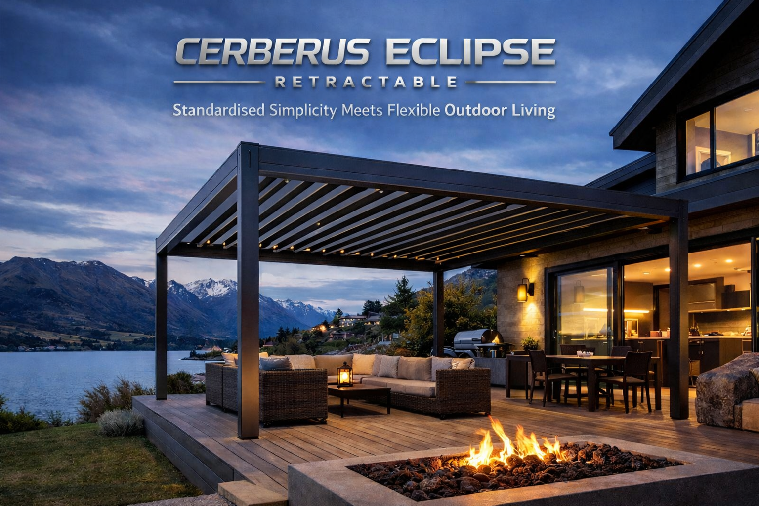 Cerberus Eclipse Retractable Louvre Kitset System